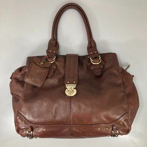 Hayden Hartnett Brown Leather Large Shoulder Bag